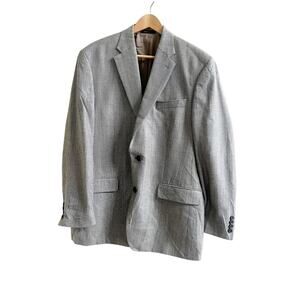 Lauren Ralph Lauren Silk & Wool Men’s Blazer Size 42R Tan Black Professional